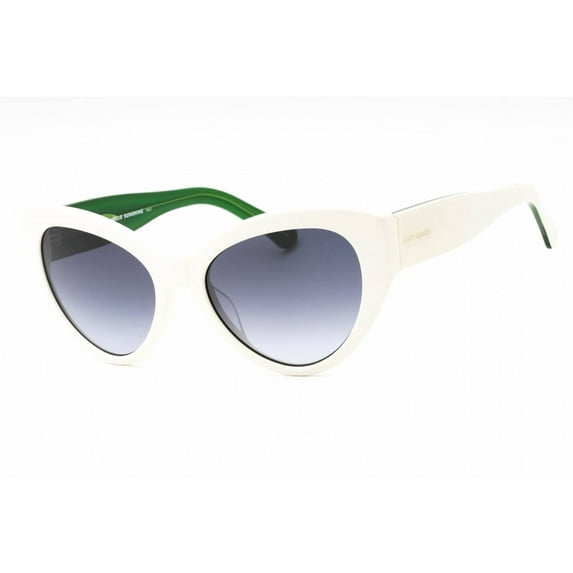 Kate Spade KS PAISLEIGH/S Acetate Womens Cat Eye Sunglasses White 55mm Adult
