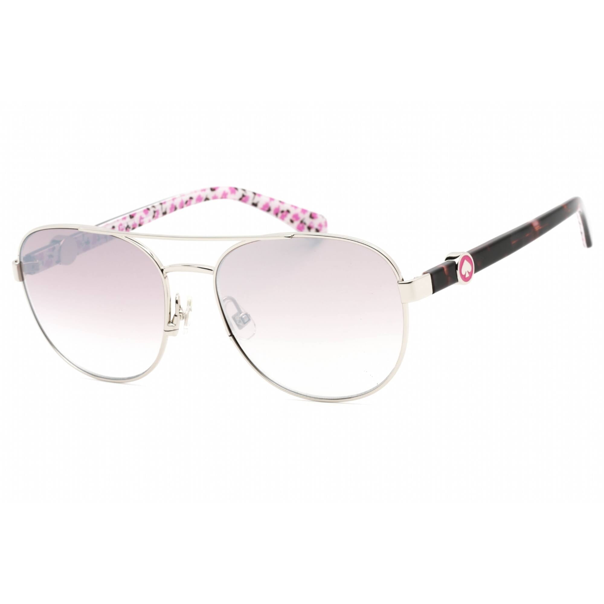 Kate Spade KS Raglan/G/S Metal Womens Aviator Fashion Sunglasses Palladium 56mm Adult