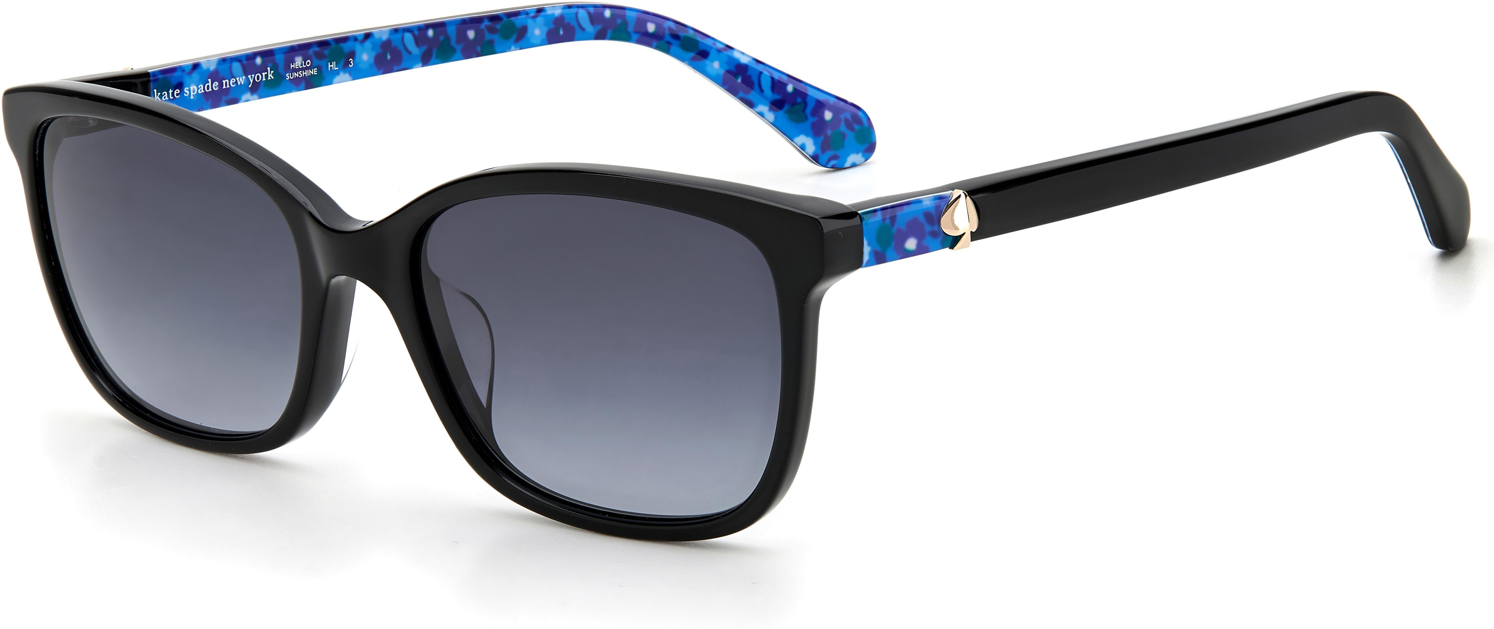 Kate Spade KS Tabitha/S Plastic Womens Square Sunglasses Black 53mm Adult