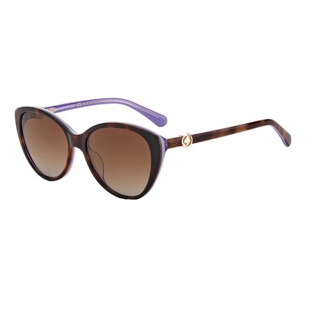Kate Spade VISALIA/G/S 0086LA 55mm Cat Eye Sunglasses Women's Havana