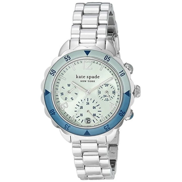 Kate Spade KSW1626 Baywater Blue Chronograph Dial Silver  display picture 2
