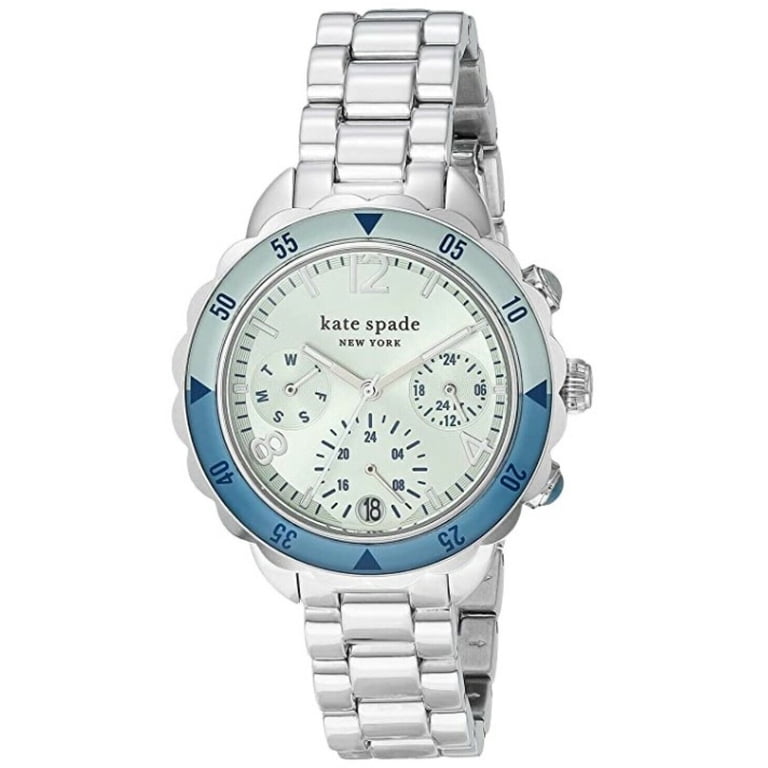 Kate Spade KSW1626 Baywater Blue Chronograph Dial Silver  display picture 1
