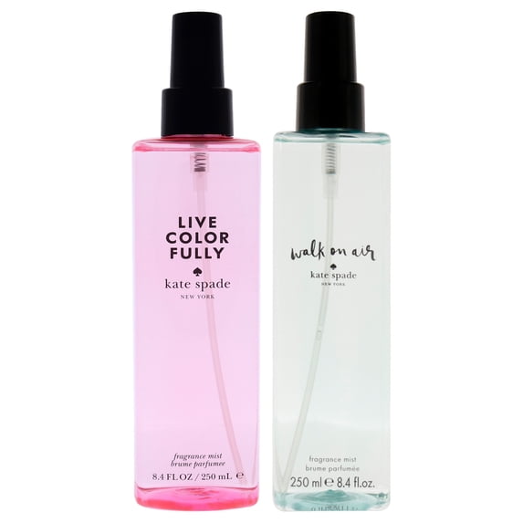 Kate Spade Kate Spade Kit , 2 Pc Kit 8.4oz Fragrance Mist - Live Colorfully, 8.4oz Fragrance Mist - Walk On Air