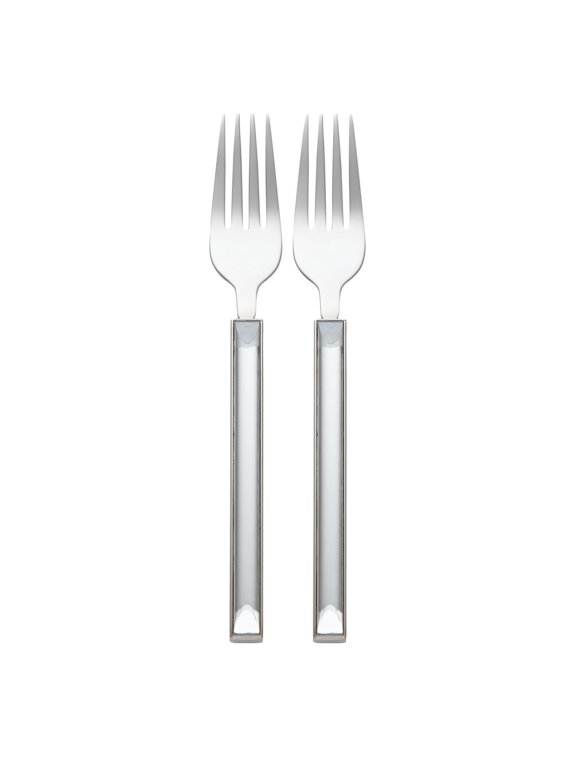 Kate Spade Key Court 2-Piece Tasting Fork Set, Metallic