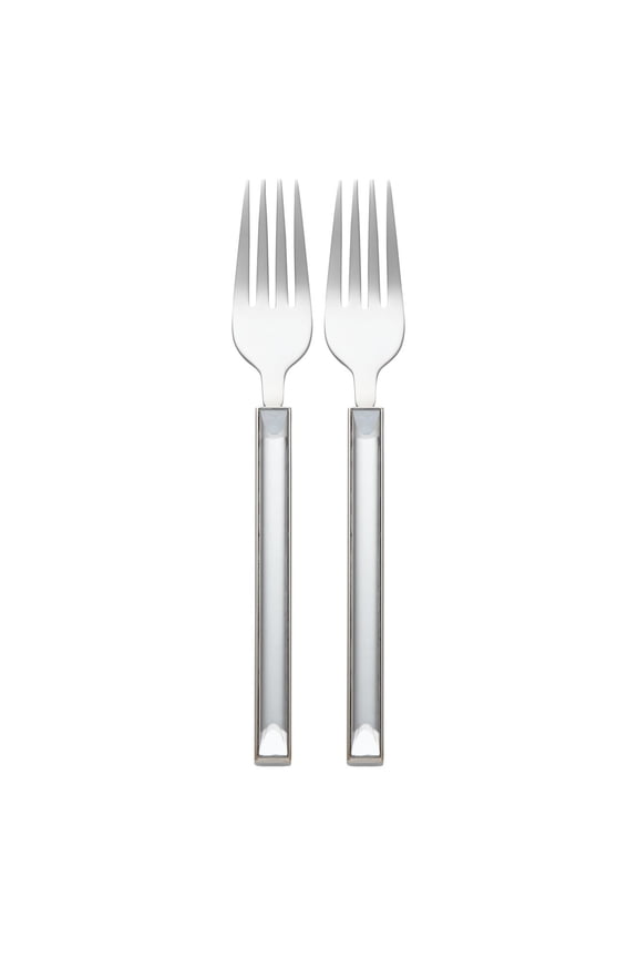 Kate Spade Key Court 2-Piece Tasting Fork Set, Metallic