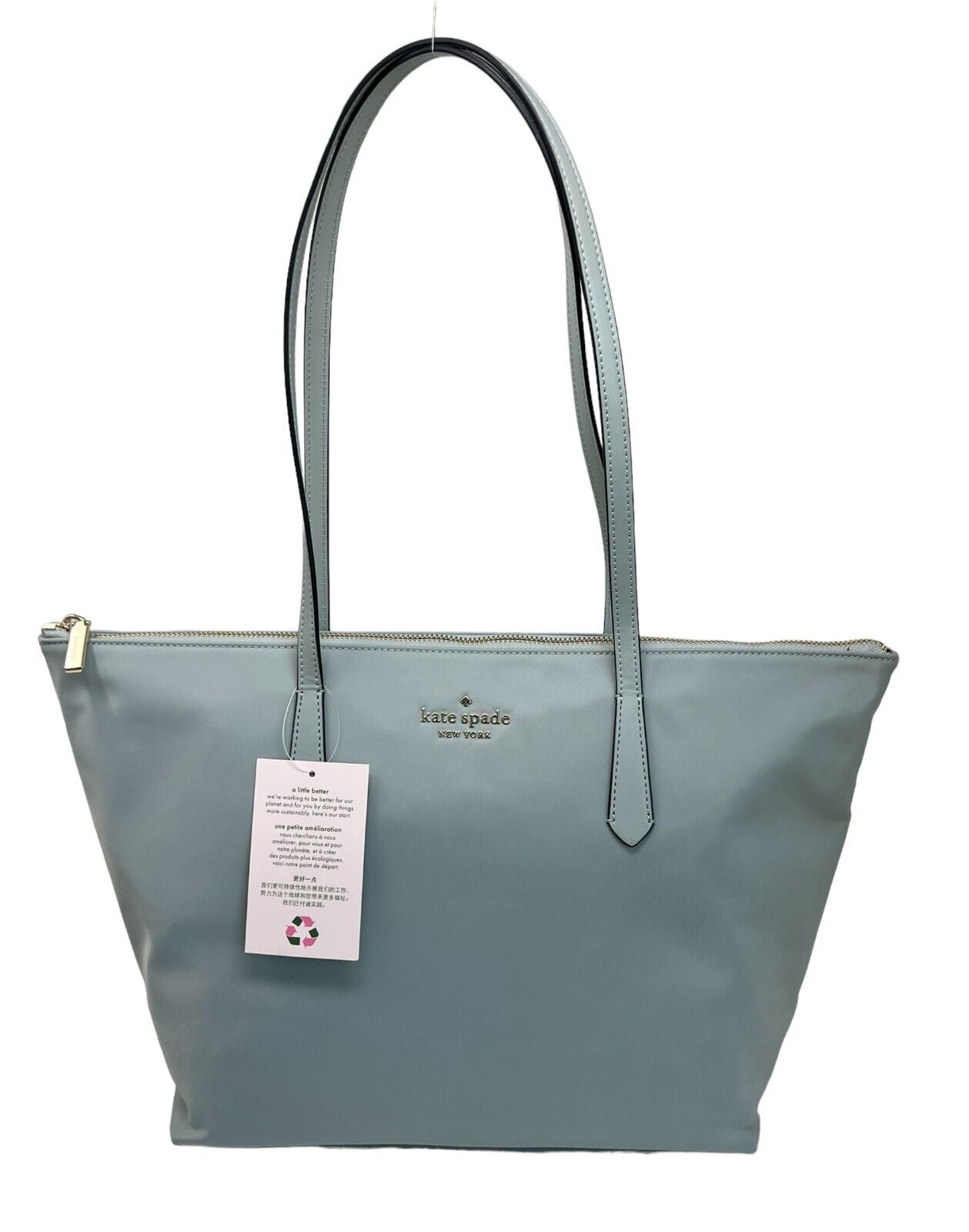 Kate Spade Kitt The Little Better Nylon Large Top Zip Avalon Mis Tote K6031 $299