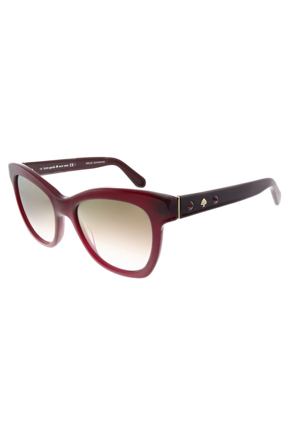 Kate Spade Krissy/S Plastic Womens Square Sunglasses Burgundy 52mm Adult