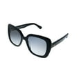 thumbnail image 1 of Kate Spade Krystalyn/S Plastic Womens Rectangle Sunglasses Black 53mm Adult, 1 of 3