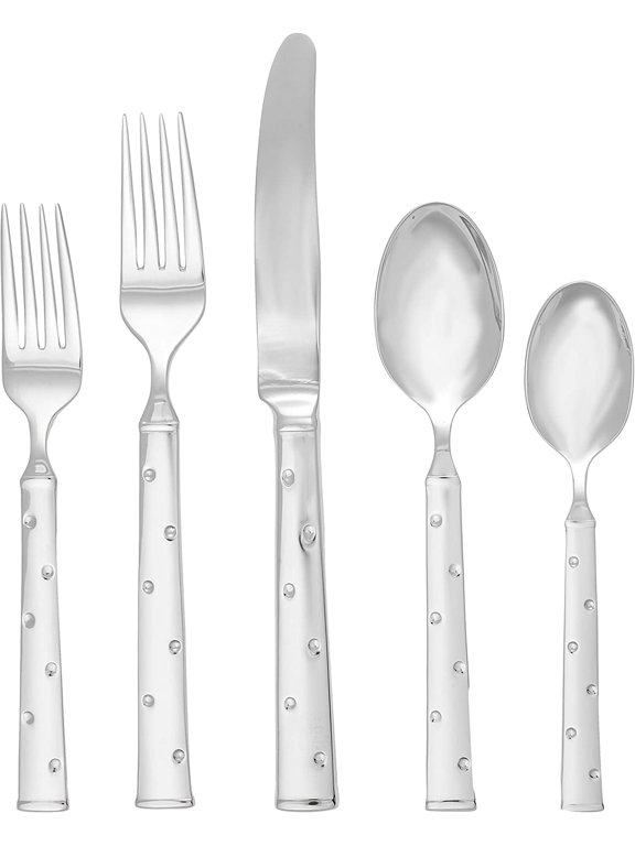 Kate Spade Larabee Dot 18/10 Stainless 5pc. Place Setting (Service for One)