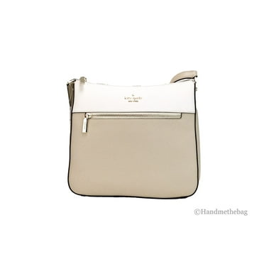 Kate Spade Leila Colorblock Light Sand Leather Swingpack Crossbody Bag Purse