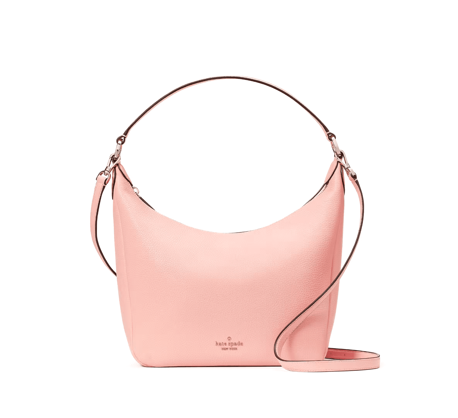 Kate Spade Leila Hobo Shoulder Bag Tea Rose Pebbled Leather KB694 399 Walmart