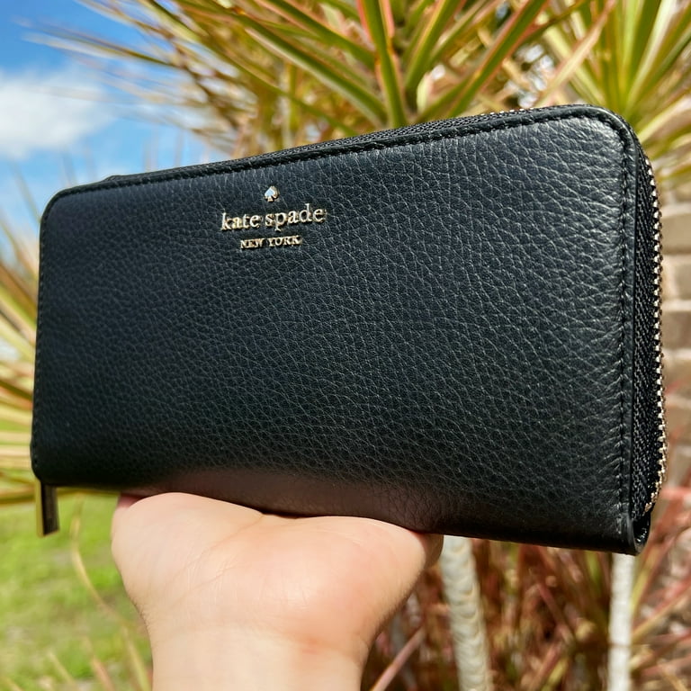 Kate Spade Leila Large Continental Womens pebbled leather wallet Walmart