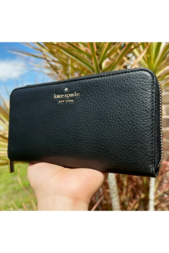 Kate Spade Leila Large Continental Womens pebbled leather wallet