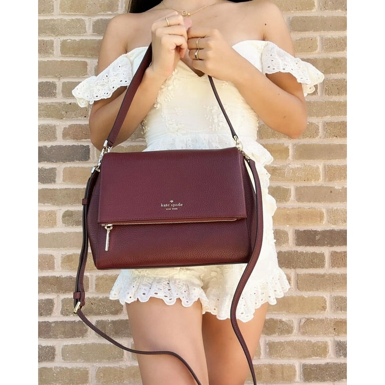 Cherrywood patent leather handbag