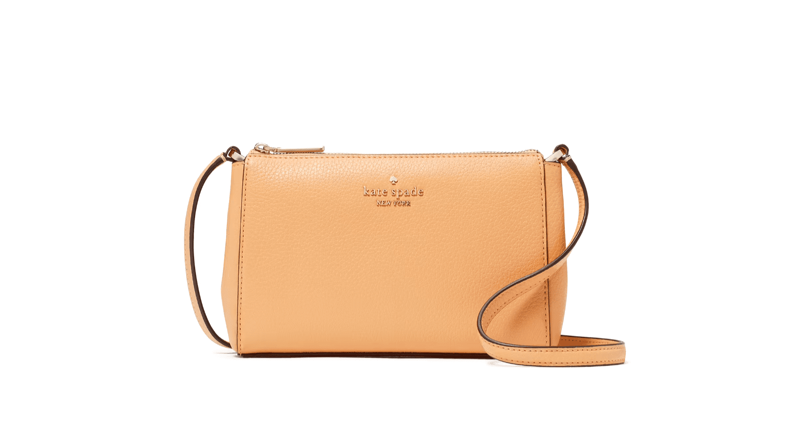 Kate Spade Leila Mini Top Zip Crossbody Bag Orange Cream Kate Spade Leila Mini Top Zip Crossbody Bag Orange Cream