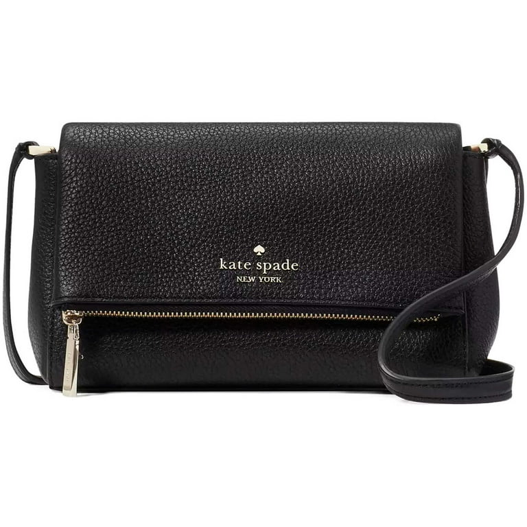 Kate Spade KE487-001 Women's Leila Black Leather Crossbody