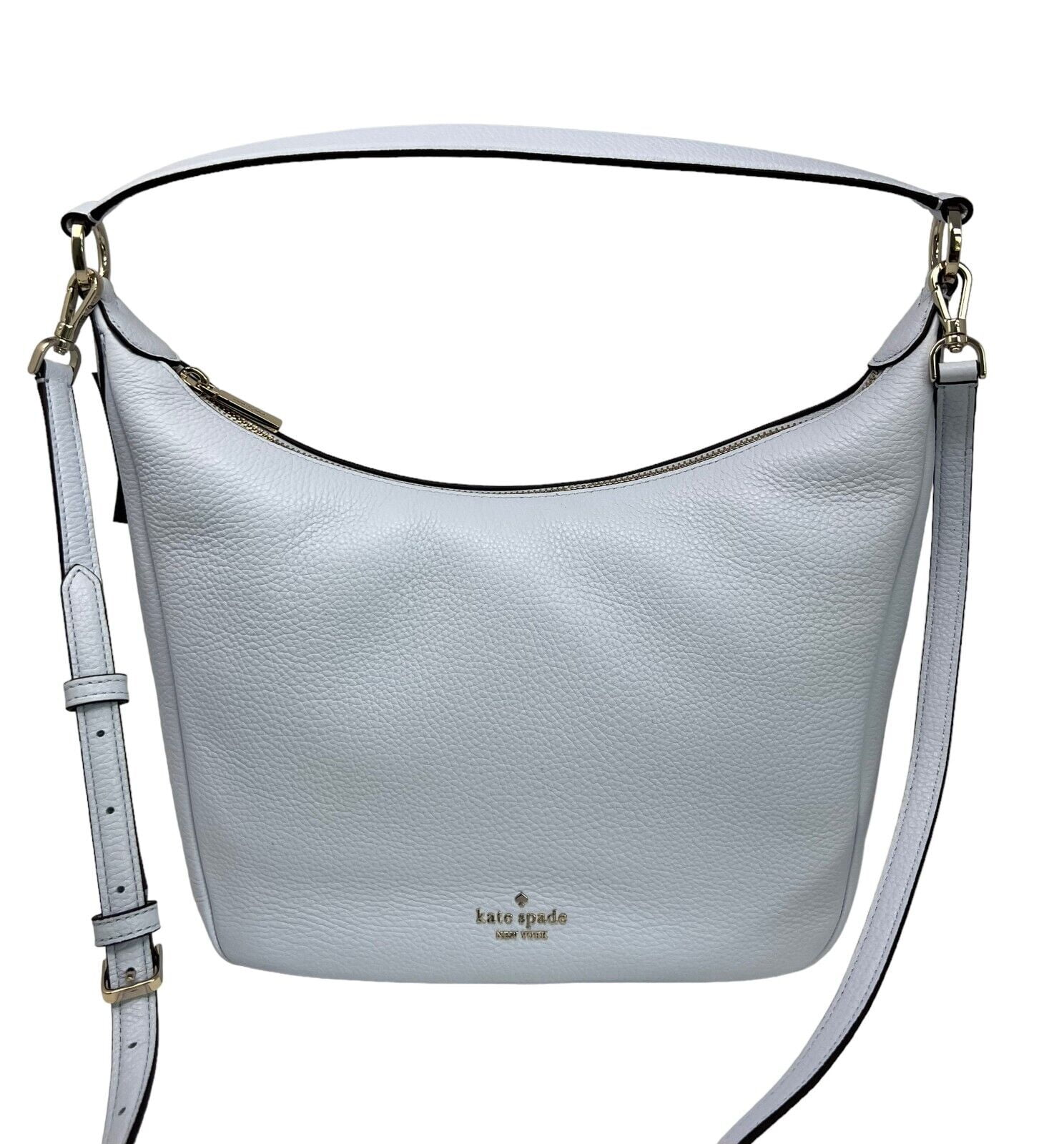 Kate Spade Leila Shoulder Bag Taro Milk Pebbled Leather KB694 $399