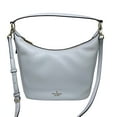 thumbnail image 1 of Kate Spade Leila Shoulder Bag Taro Milk Pebbled Leather KB694 $399, 1 of 6