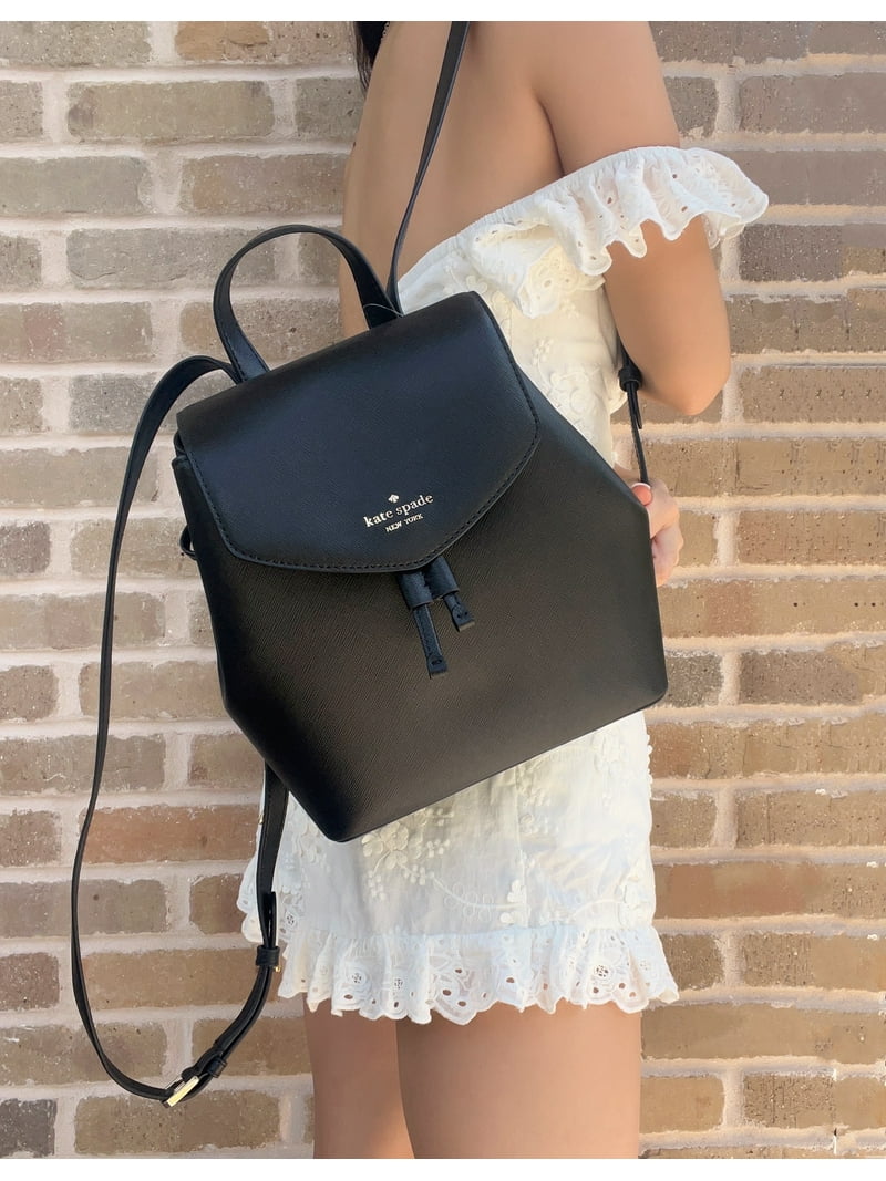 Kate Spade Lizzie Saffiano Leather Medium Flap Backpack  display picture 1