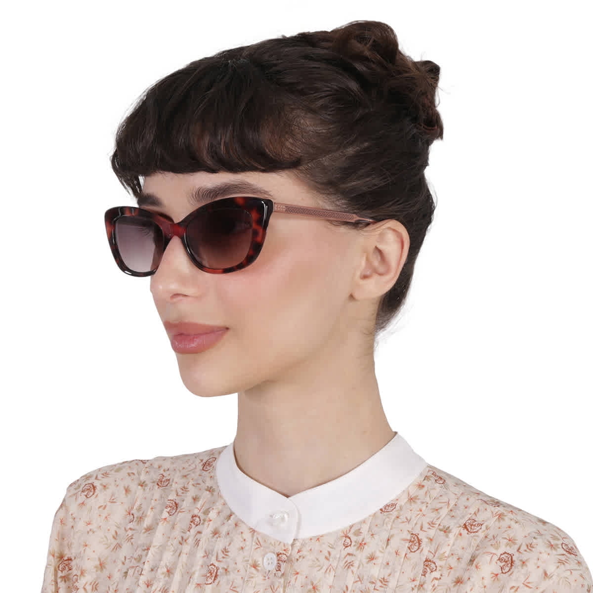 Kate Spade MERIDA/G/S 0086HA 54mm Cat Eye Sunglasses Women's Havana