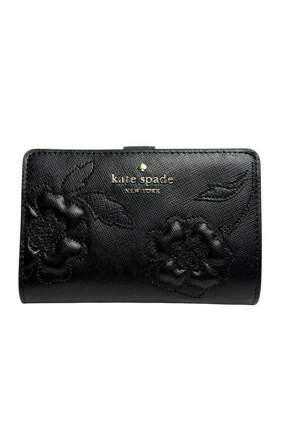 Kate Spade Madison Leather Medium Compact Bifold Wallet
