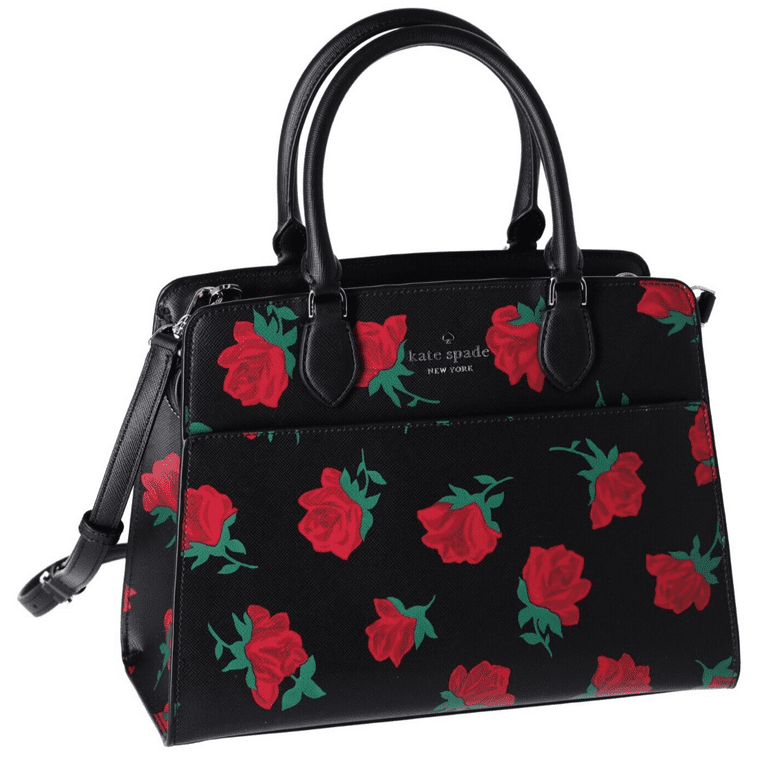Kate Spade Madison Rose Toss Printed Medium Satchel Kate Spade Madison Rose Toss Printed Medium Satchel