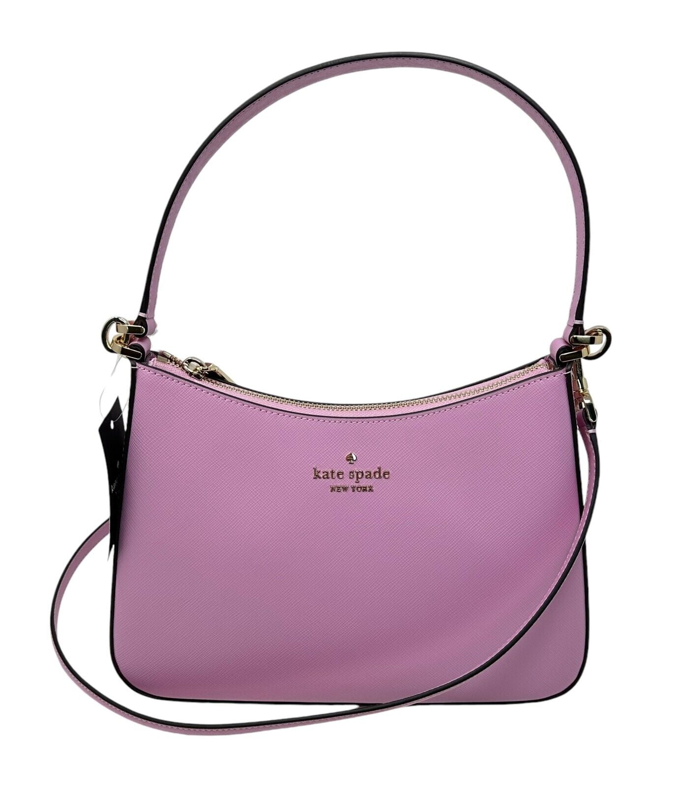 Kate Spade Madison Shoulder Bag Berry Cream Saffiano Leather