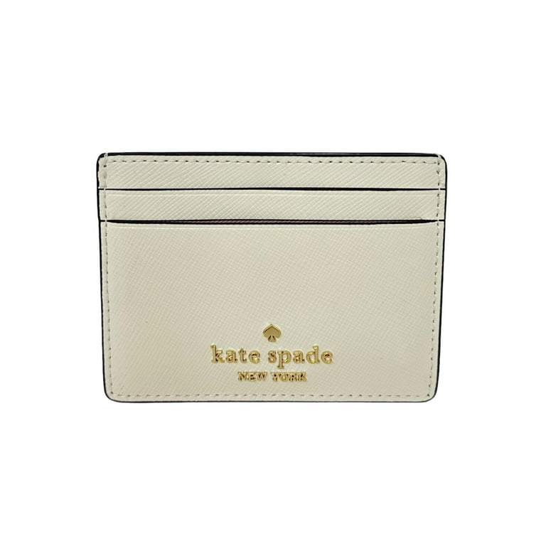 Kate Spade Madison Small Slim Card Holder Meringue Saffiano Leather Wallet KI368 Walmart