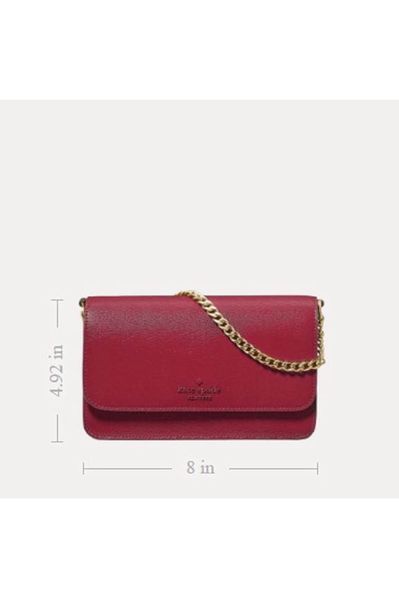 Kate Spade Madison Willow Mini Flap CrossBody Handbag Red