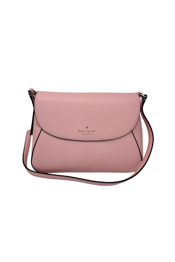 Kate Spade Monica Flap Tea Rose Pebble Leather Crossbody Bag KC465 $329