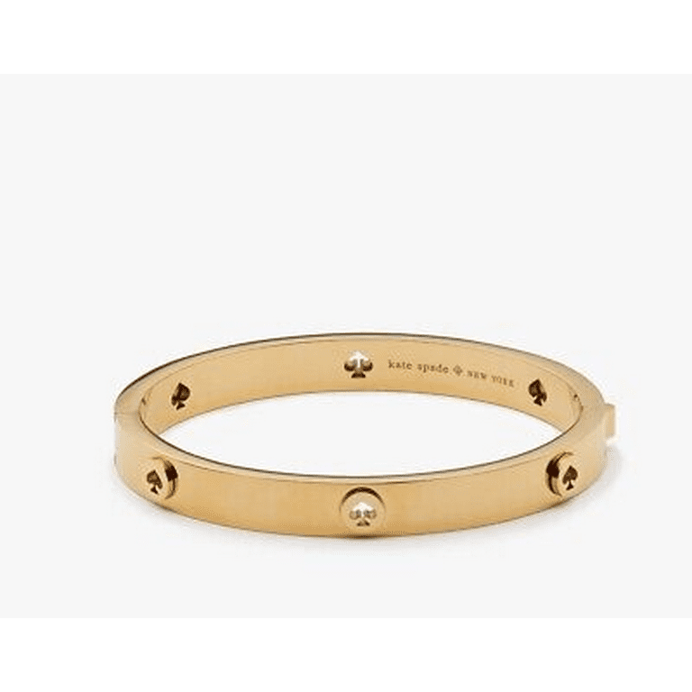 Kate Spade NY Spot The Spade Studded Hinged Bangle Bracelet
