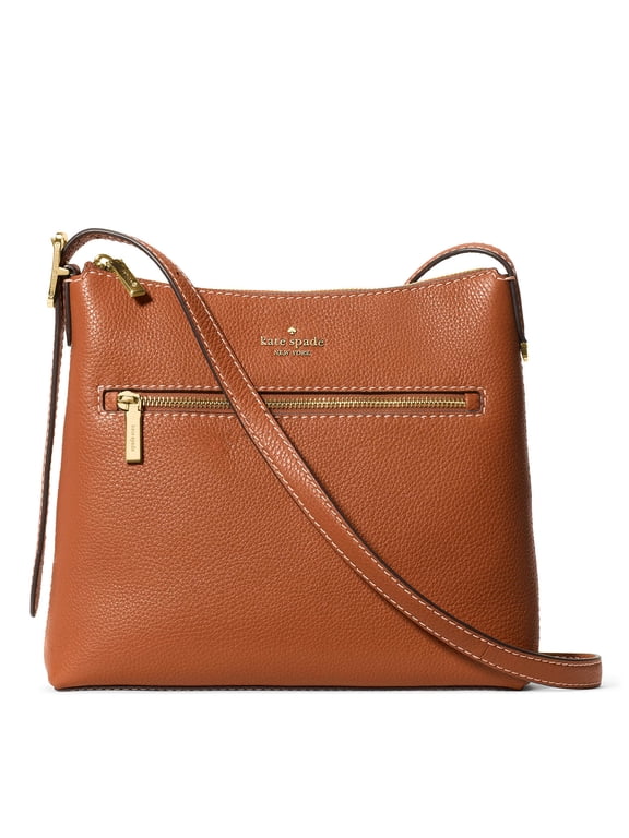 454 Large Swingpack Buckle Crossbody Bag KM716 – Pebbled Leather Designer Purse with Zip Closure & Adjustable Strap, Fits Large iPad