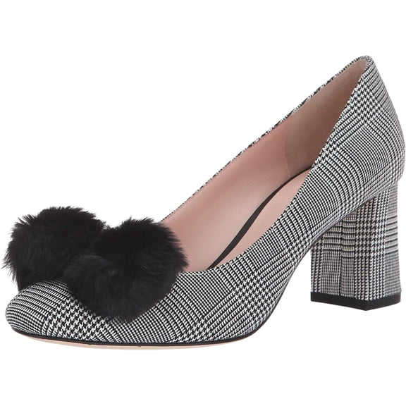 Kate Spade New York BLACK/WHITE Women's Carine Pump, US 7 M