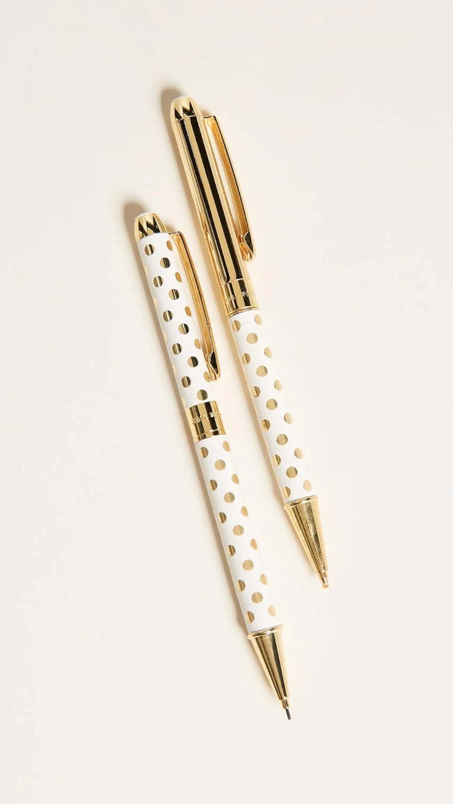 Kate Spade New York Black Ink Ballpoint Pen and 0.9mm Mechanical Pencil
