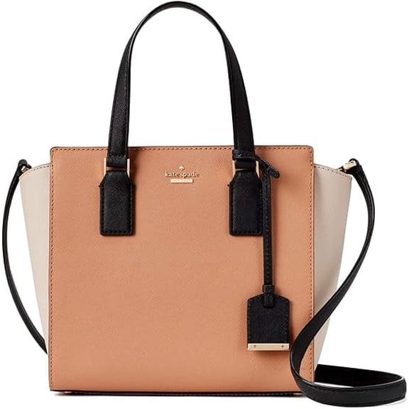 Kate Spade New York Cameron Street Saffiano Leather Small Hayden, Cashew Multi