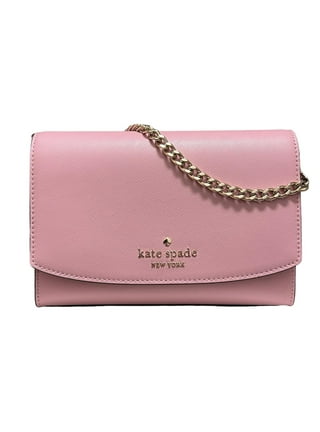 【US限定】 VS PINK ★斜め掛けクロス バック★ New Kate Spade Monica Mini Flap Crossbody bag Leather
