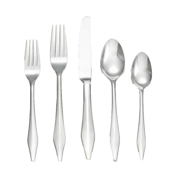 Kate Spade New York Castle Peak 5 Piece Place Setting, Silver
