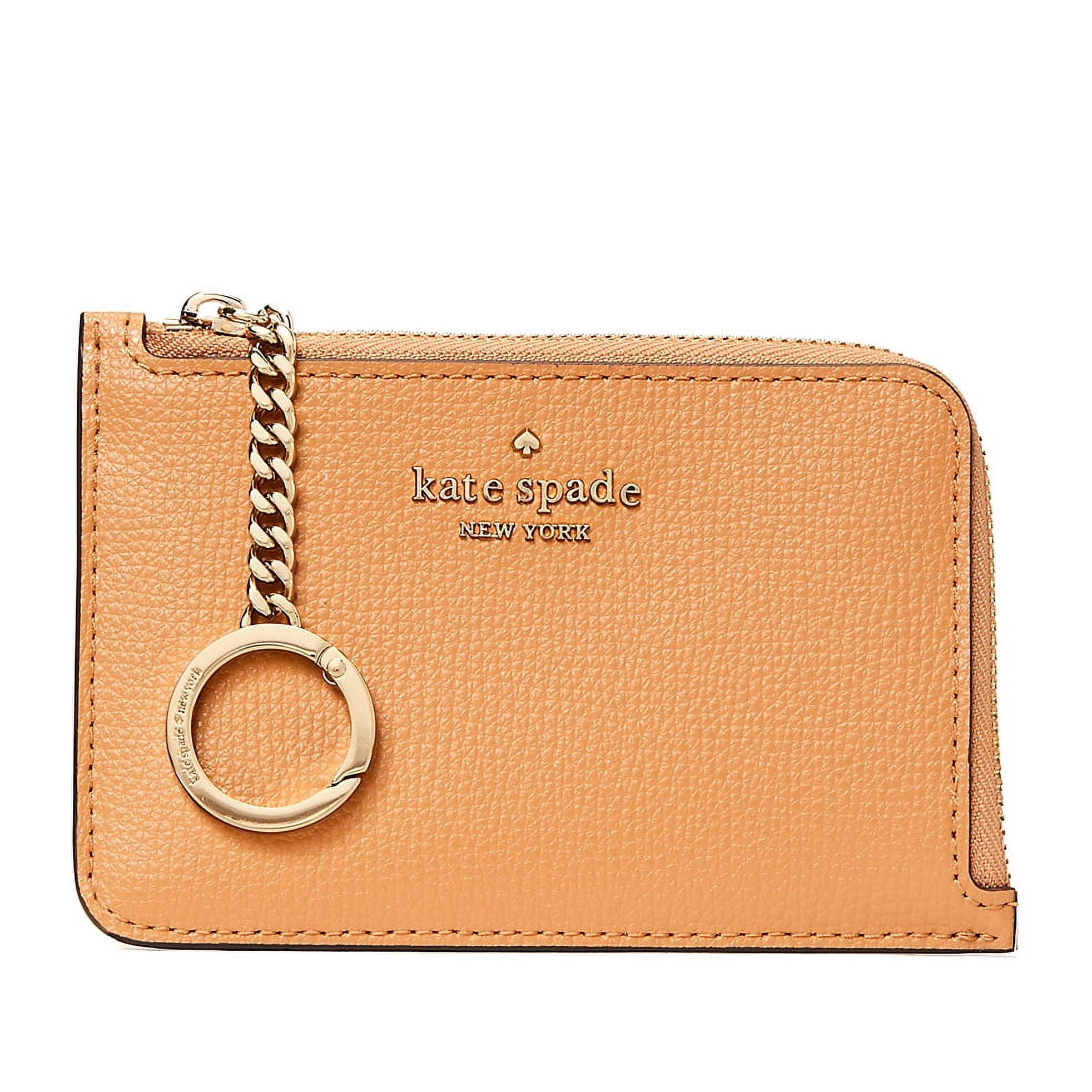 Kate Spade New York Darcy Medium L-Zip Leather Card Holder