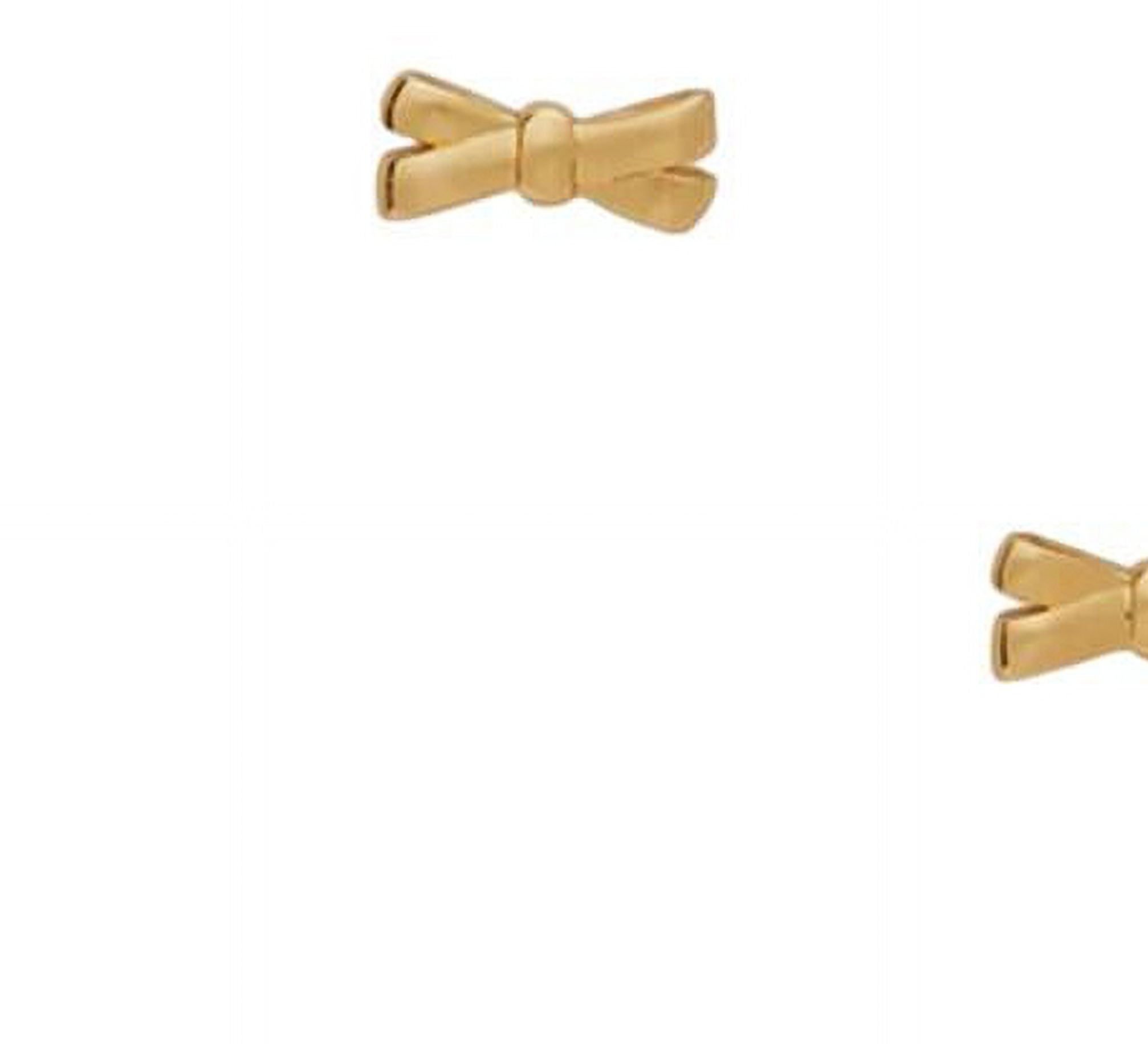 Kate Spade New York Double Bow Stud Earrings Gold