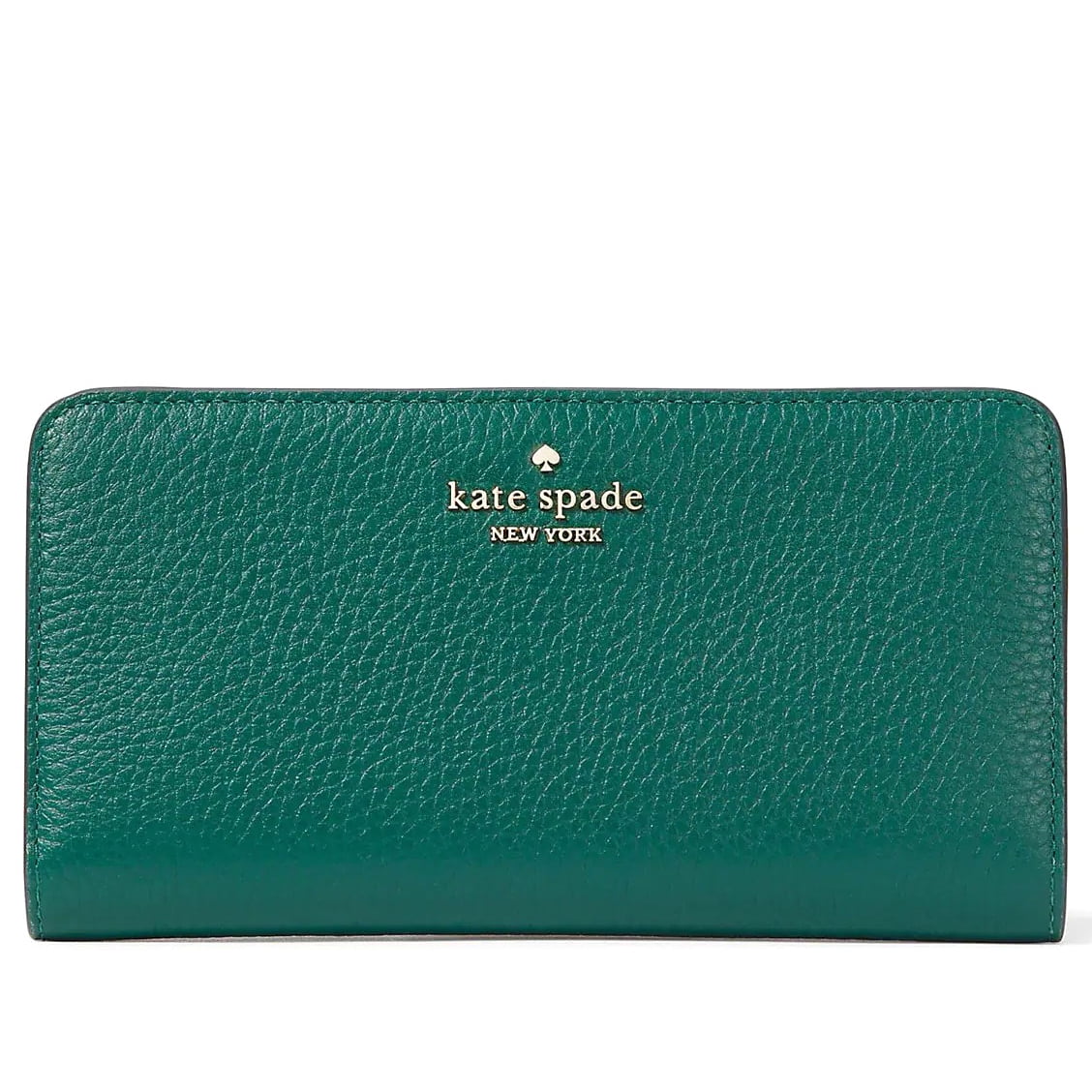 長財布 you a use Roto wallet (Deep green) Kate Spade New York Dumpling Large Slim Pebbled Leather
