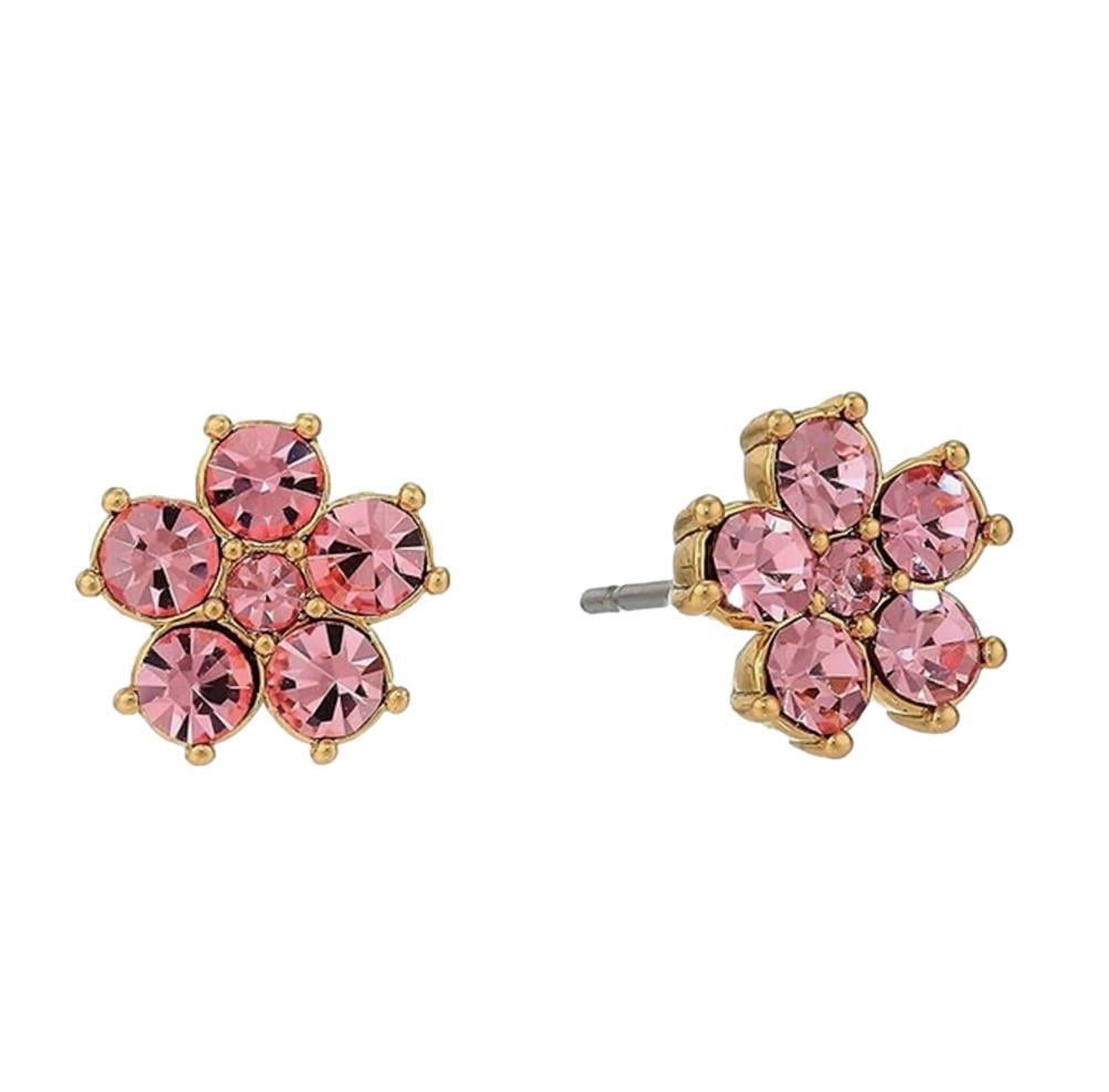 Kate spade pink flower earrings discount