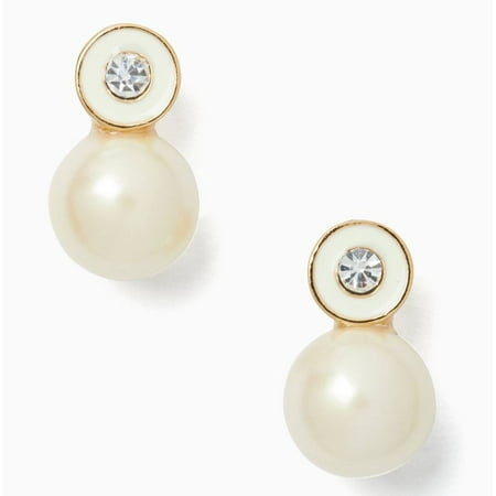 Kate Spade New York Earrings Pearly Delight Large Studs Cream/Gold
