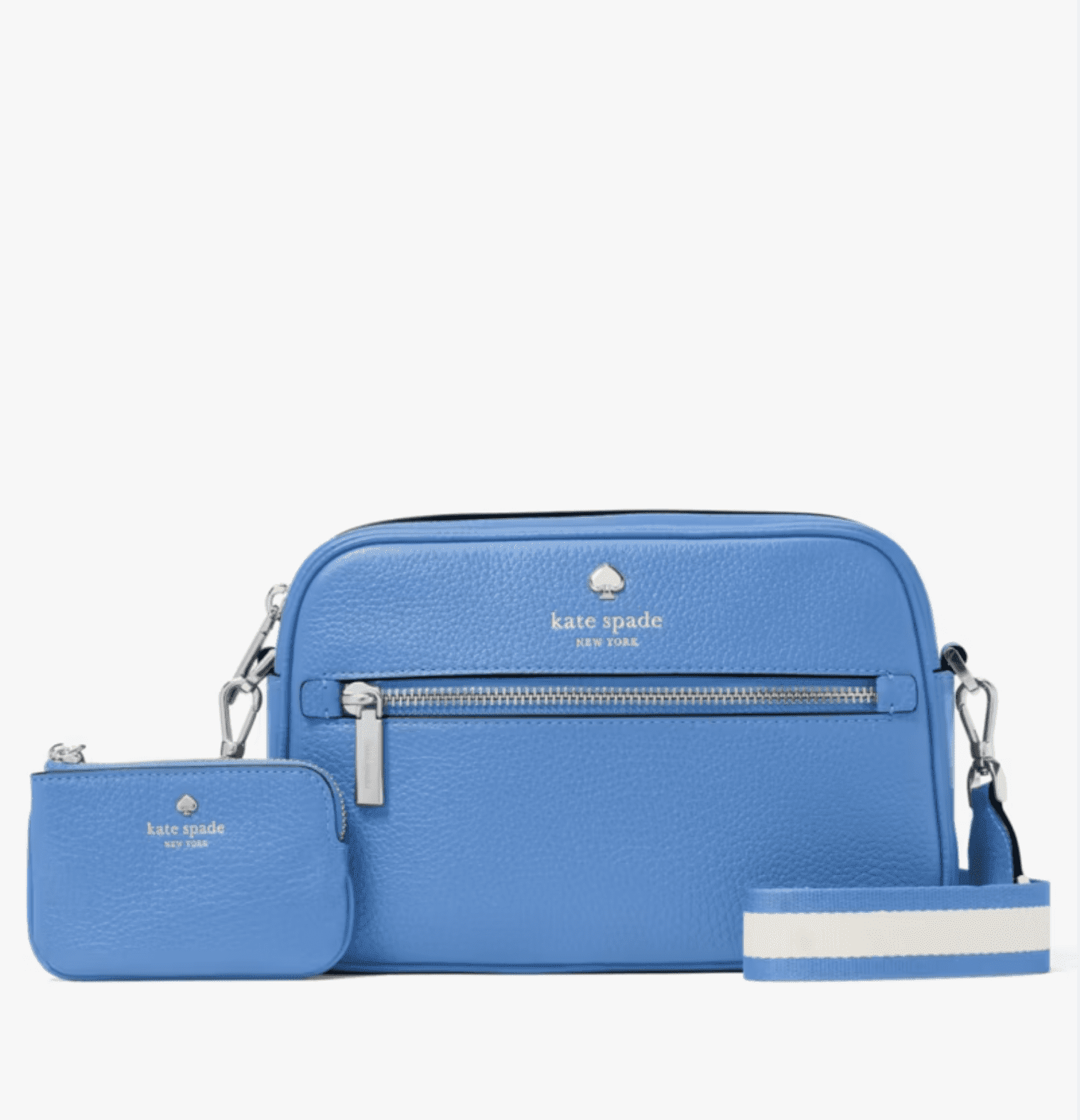 美品Kate spade NEW YORKバック Kate Spade New York Emma Pebbled Leather Camera Bag - Walmart.com