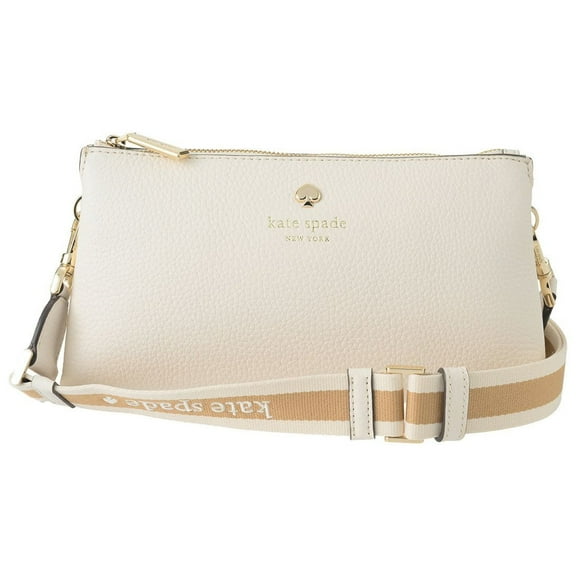 Kate Spade New York Emma Mini Zip Phone Crossbody Bag (Parchment)