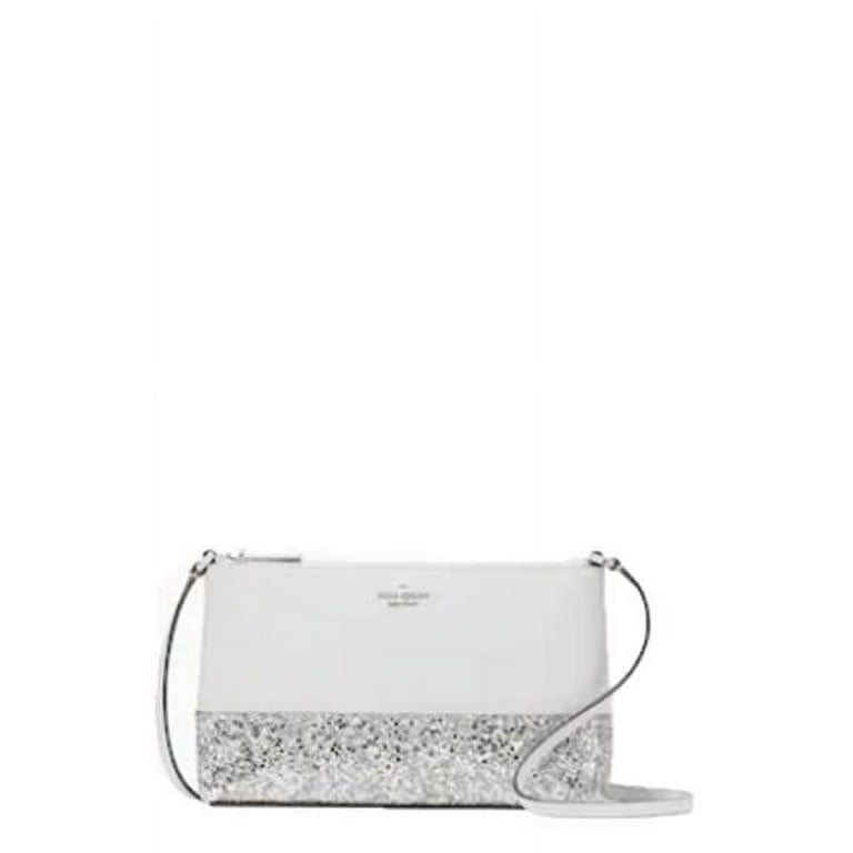 Kate Spade Greta Court Ramey Glitter Small Crossbody Black