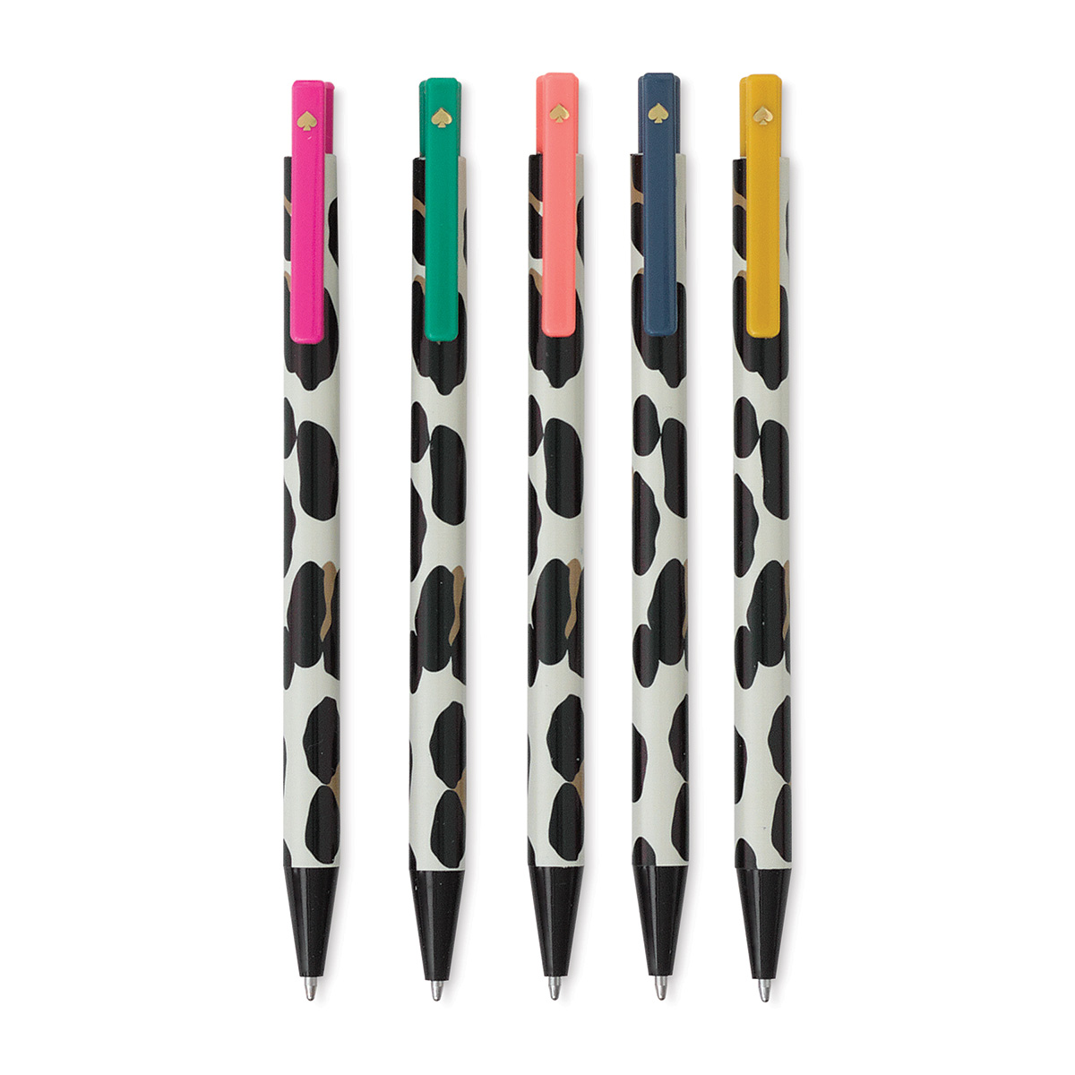 Kate Spade New York Forest Feline Office Accessories - Click Pens, Set of 5 - image 1 of 3