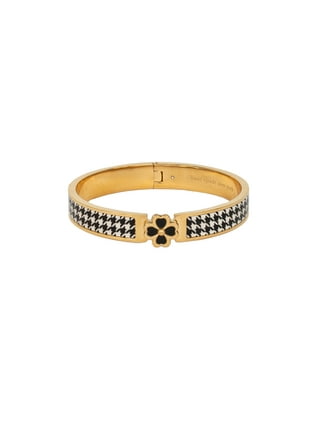 Kate Spade Jewelry | Kate Spade Spot The Spade Enamel Hinged Bangle | Color: Gold/White | Size: Os | Shbcoppertop's Closet