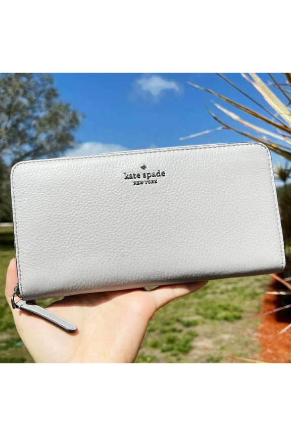 Jackson Large Continental wallet Leather Nimbus Grey