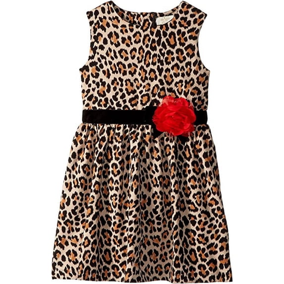 Kate Spade New York Kids Girl's Classic Leopard Dress (Little Kids/Big Kids) Leopard 10