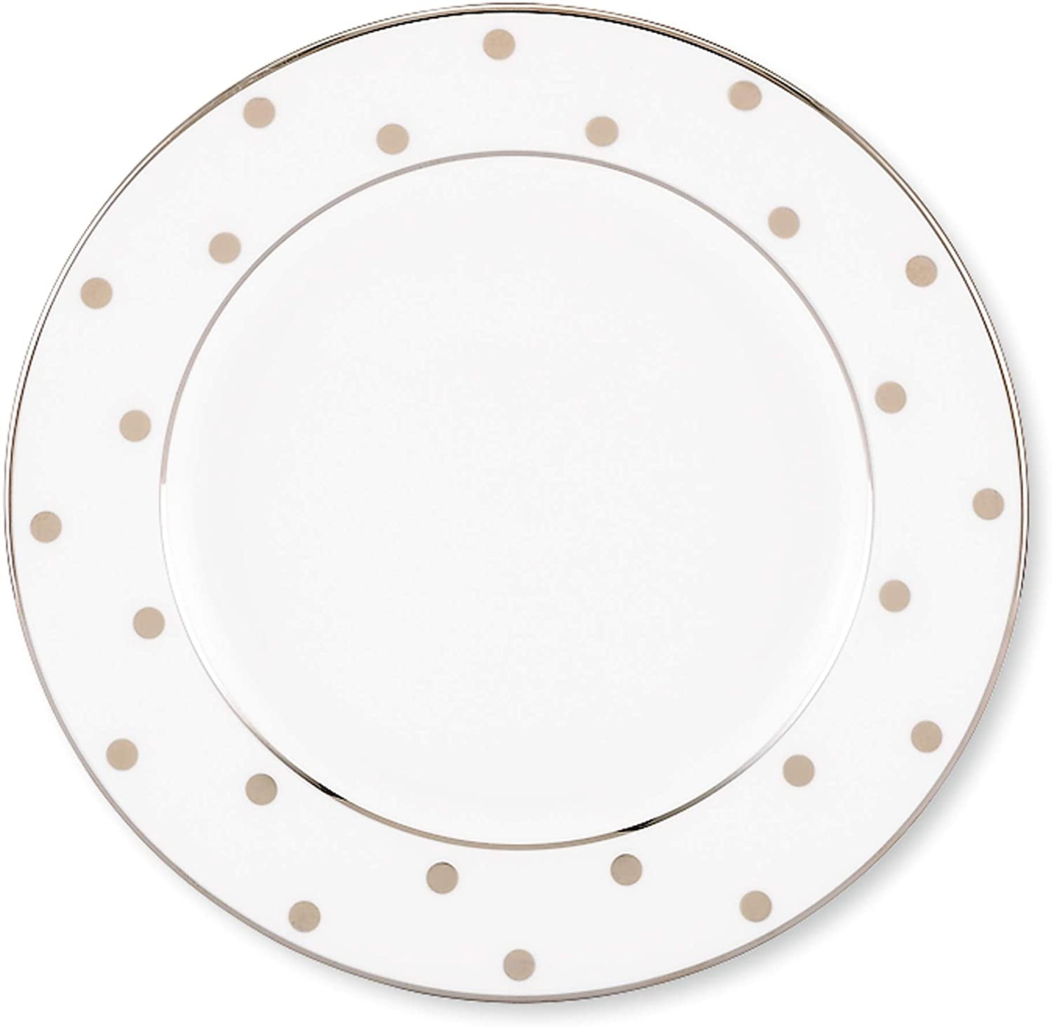 Kate Spade New York Larabee Road Platinum Bread Plate, 0.50 LB